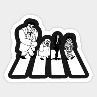 Addams road Sticker